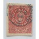 ARGENTINA 1864 GJ 15A ESCUDITO ESTAMPILLA CON MATASELLO FECHADOR PLENAMENTE APLICADO, LUJO Y CON FIRMA DE KNEITSCHEL AL DORSO U$ 55